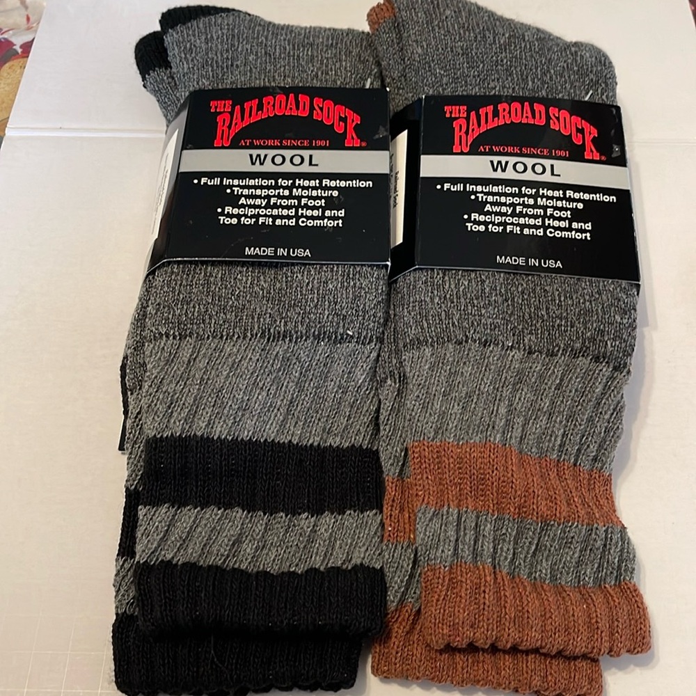 THE RAILROAD SOCK , WOOL SOCKS. New